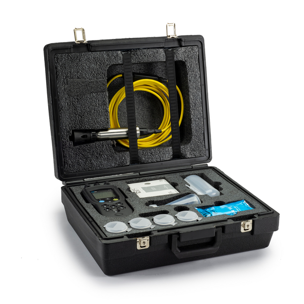 HACH, HQ30D Portable Dissolved Oxygen Meter, Premium Field Kit for