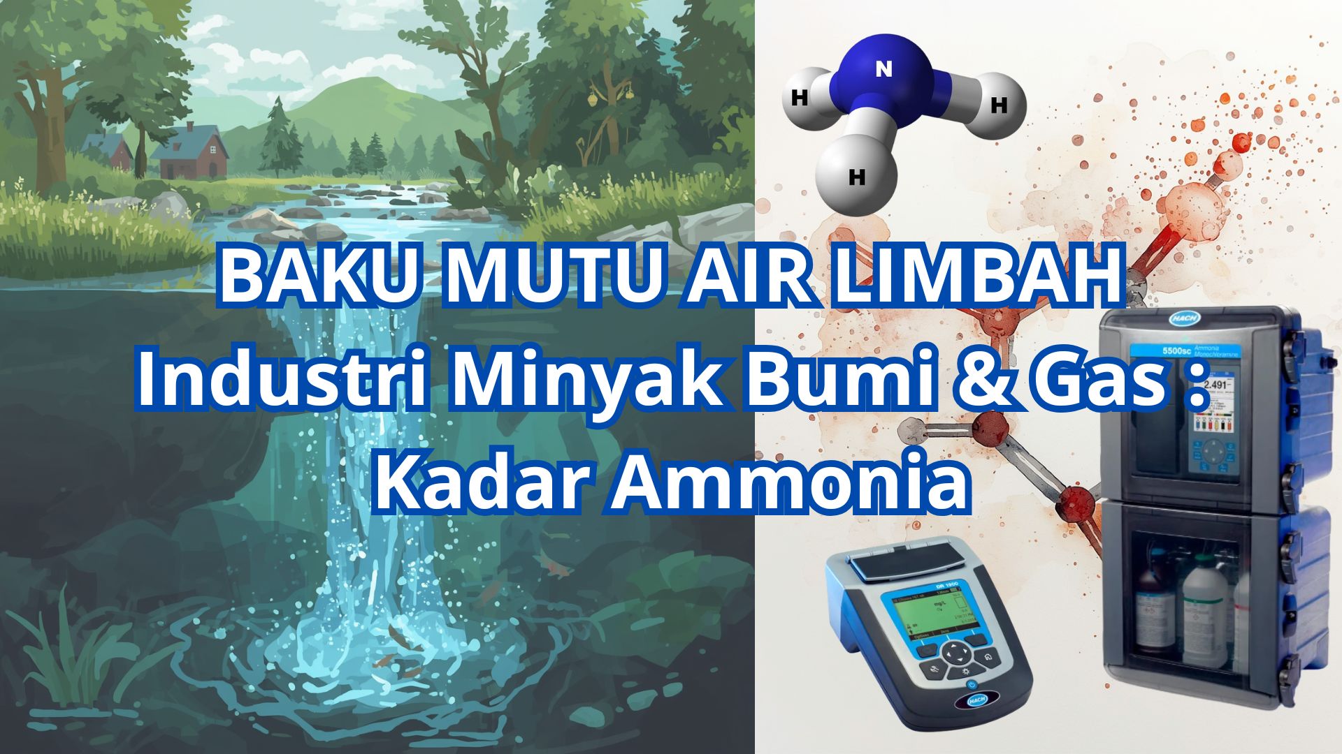 Baku Mutu Air Limbah Industri Minyak dan Gas Bagian 5 : Monitoring Kadar Ammonia
